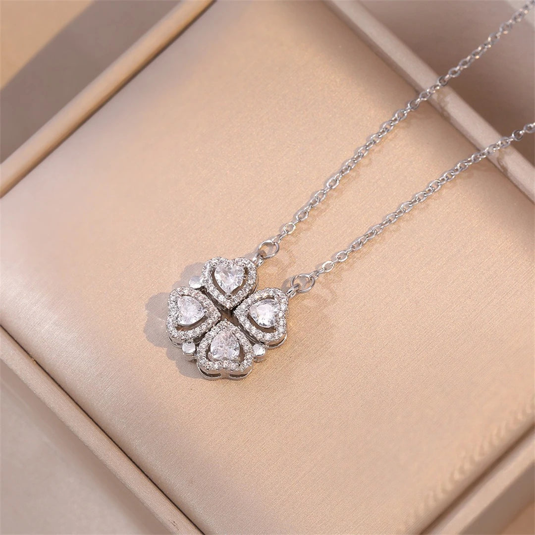 Magnetic Necklace | LuckyCharm 2 in 1 – One Touch, One Transformation, A Thousand Emotions!