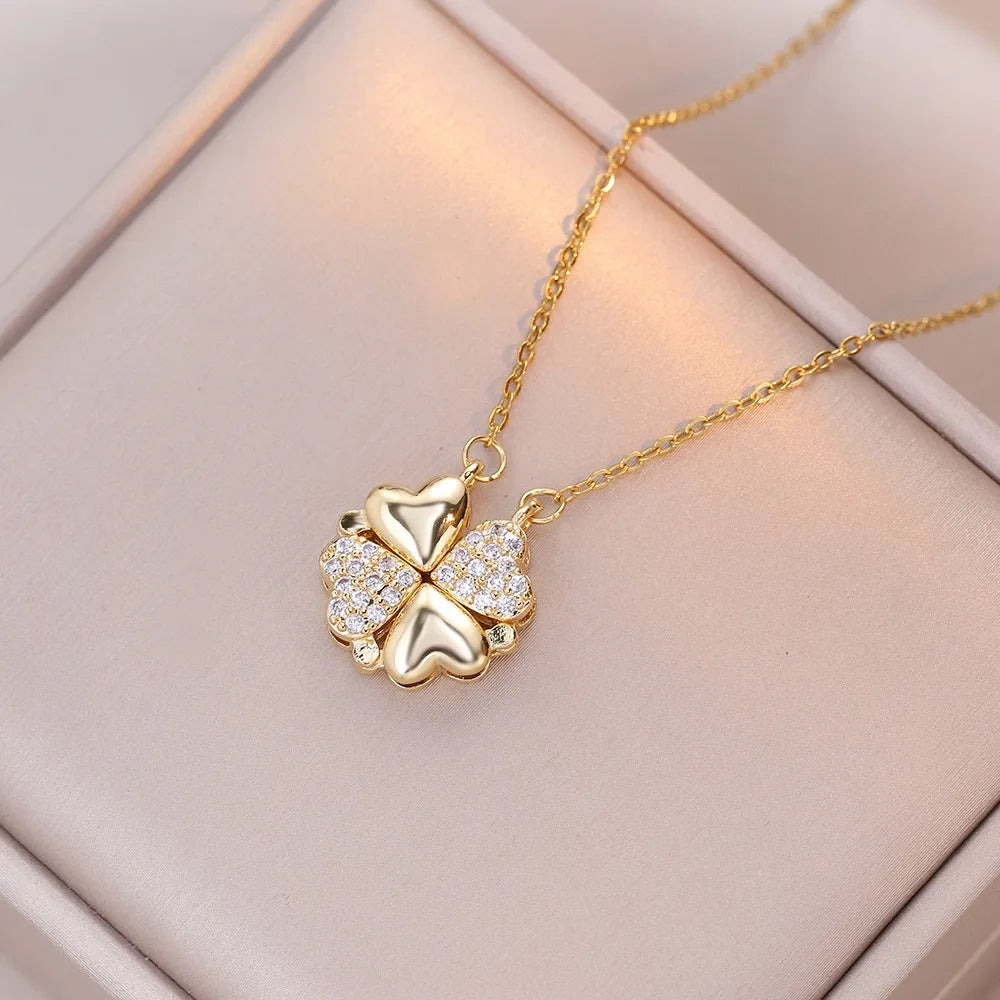 Magnetic Necklace | LuckyCharm 2 in 1 – One Touch, One Transformation, A Thousand Emotions!