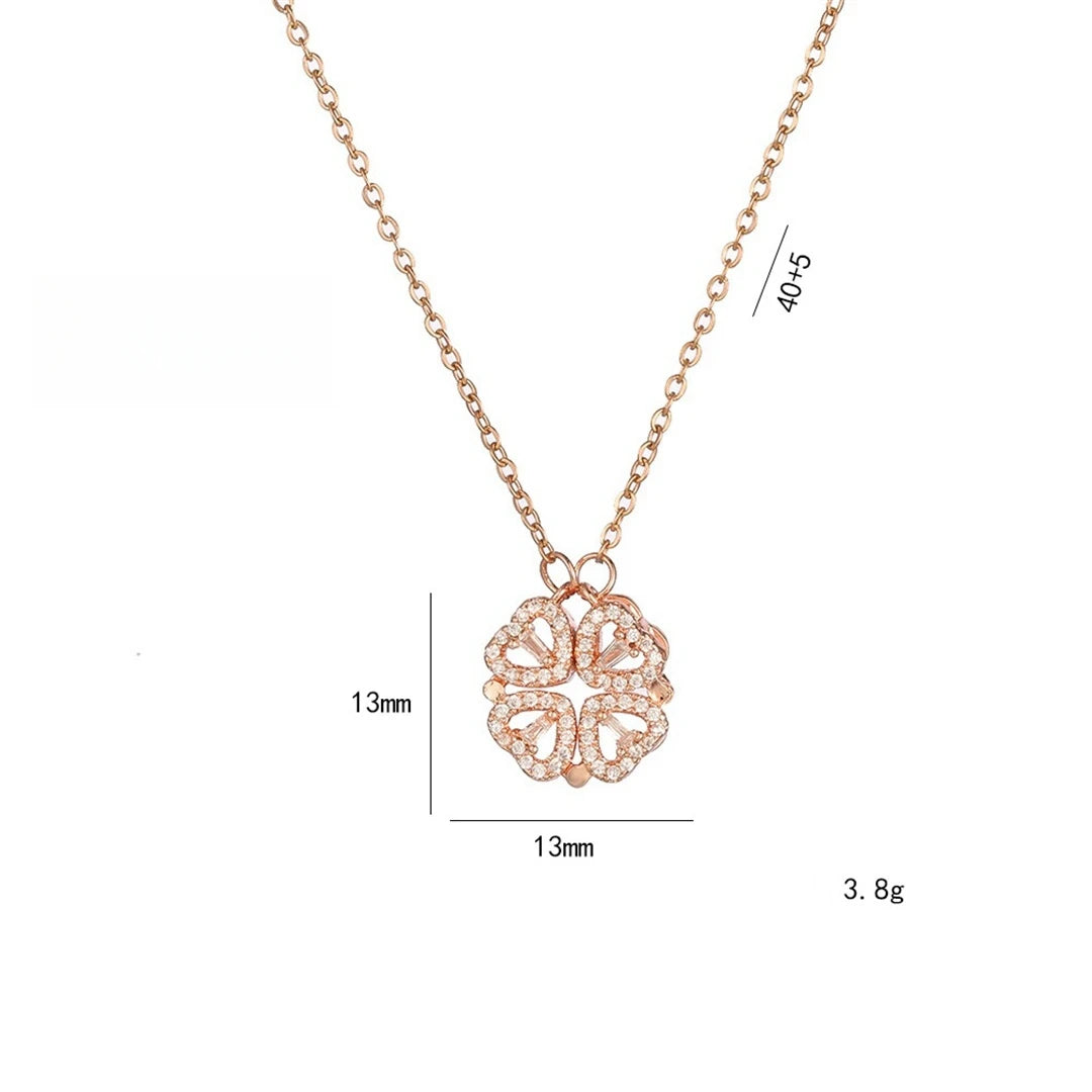 Magnetic Necklace | LuckyCharm 2 in 1 – One Touch, One Transformation, A Thousand Emotions!