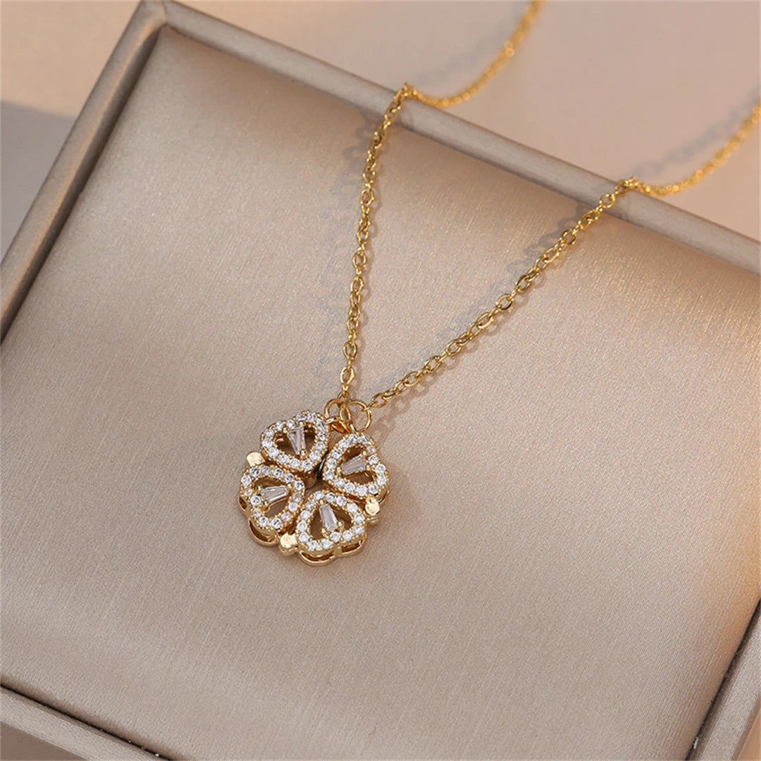 Magnetic Necklace | LuckyCharm 2 in 1 – One Touch, One Transformation, A Thousand Emotions!