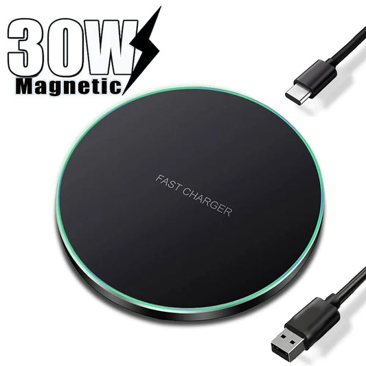 Carregador Por Indução 30W | PowerFlow 30X - Carregue Seu Dispositivo com Velocidade e Praticidade